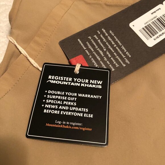 Mountain Khakis Trail Pants Women's 6 Stretch Cargo Classic Slim Fit Tan - Picture 6 of 10